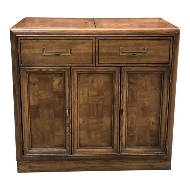 Vintage Stanley Sideboard Credenza | Chairish