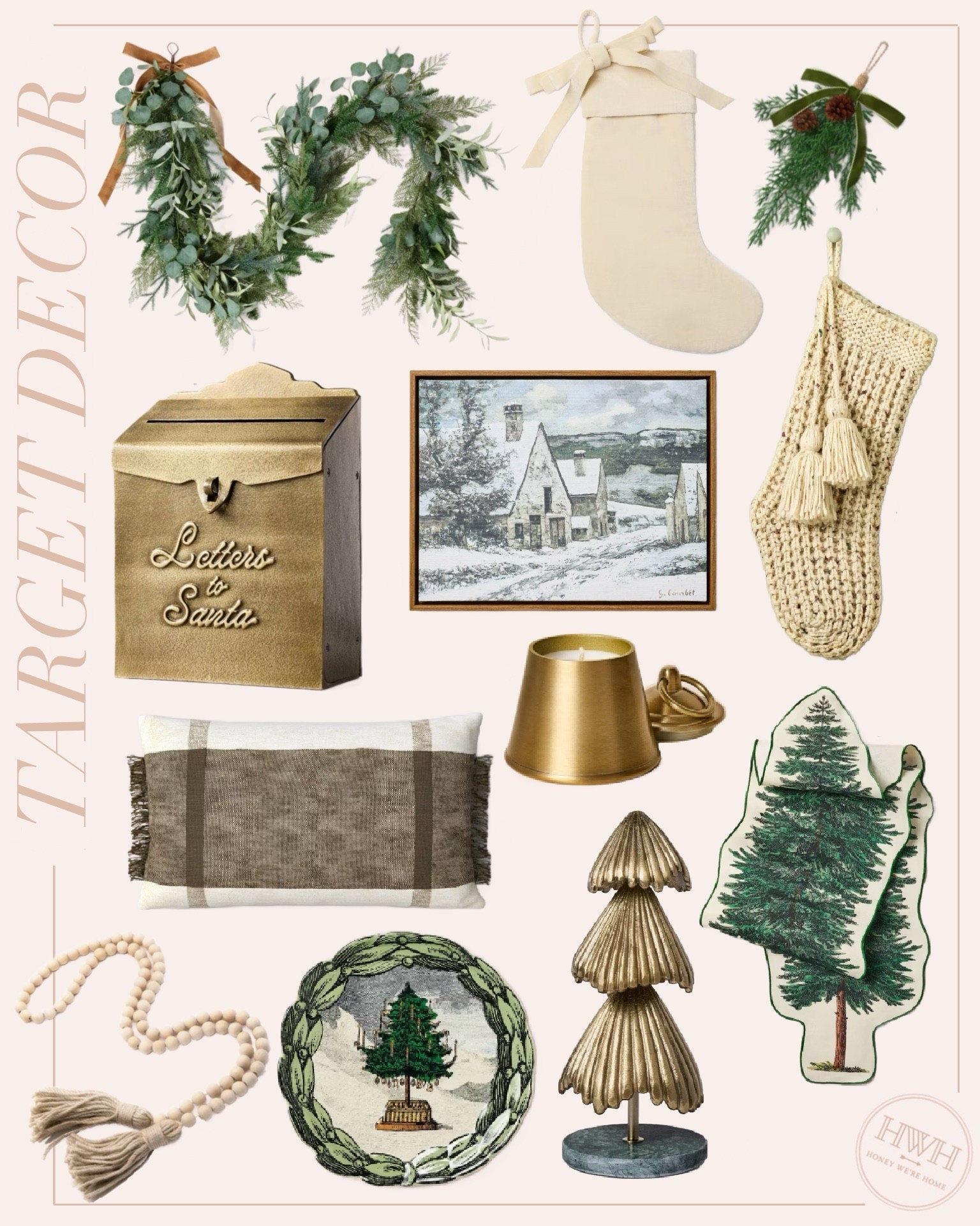New Christmas decor at Target 🌲 loving the earth tones and pops of gold 🤎✨

#LTKHome #LTKFindsUnder50 #LTKHoliday