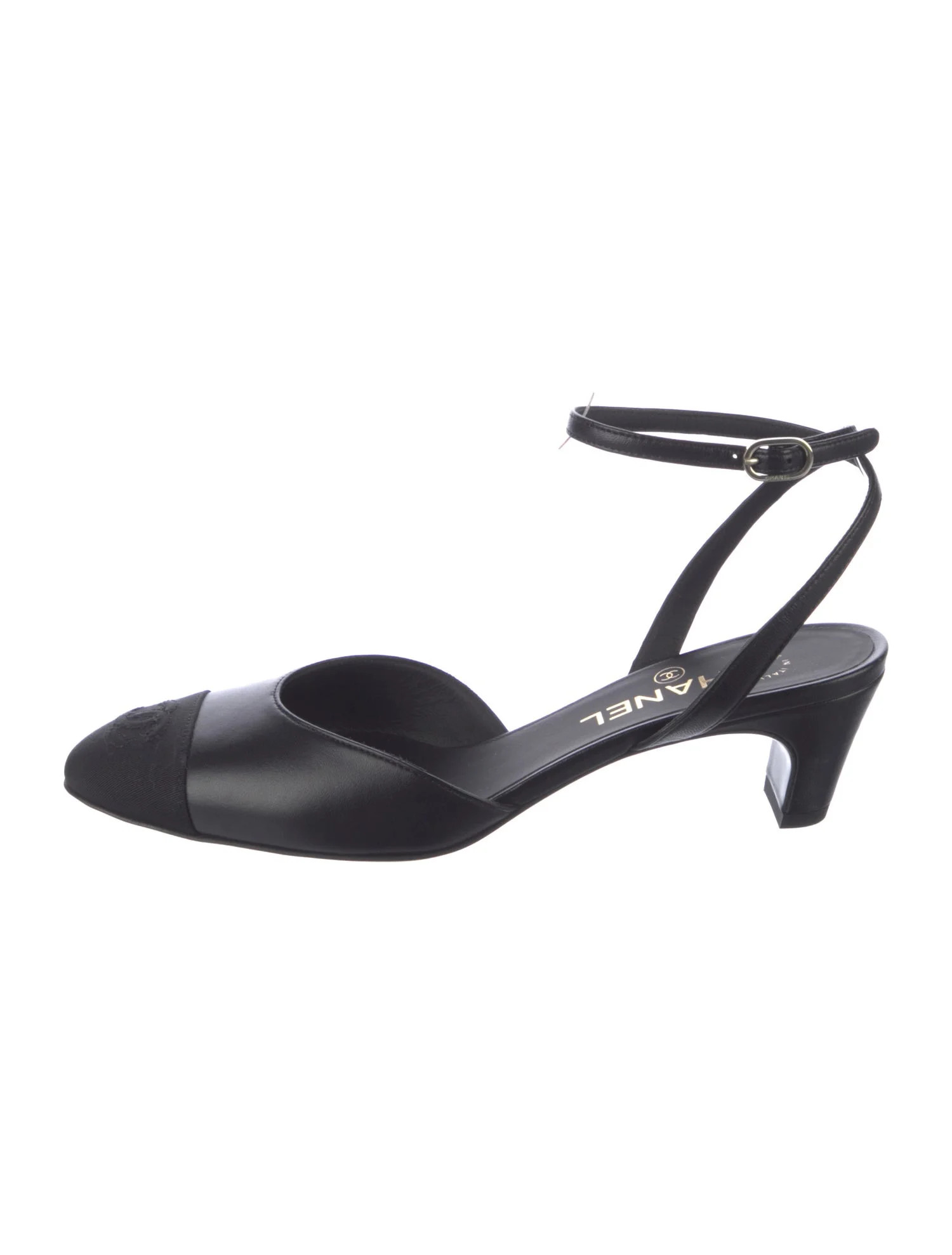 2024 Interlocking CC Logo Slingback Pumps w/ Tags | The RealReal