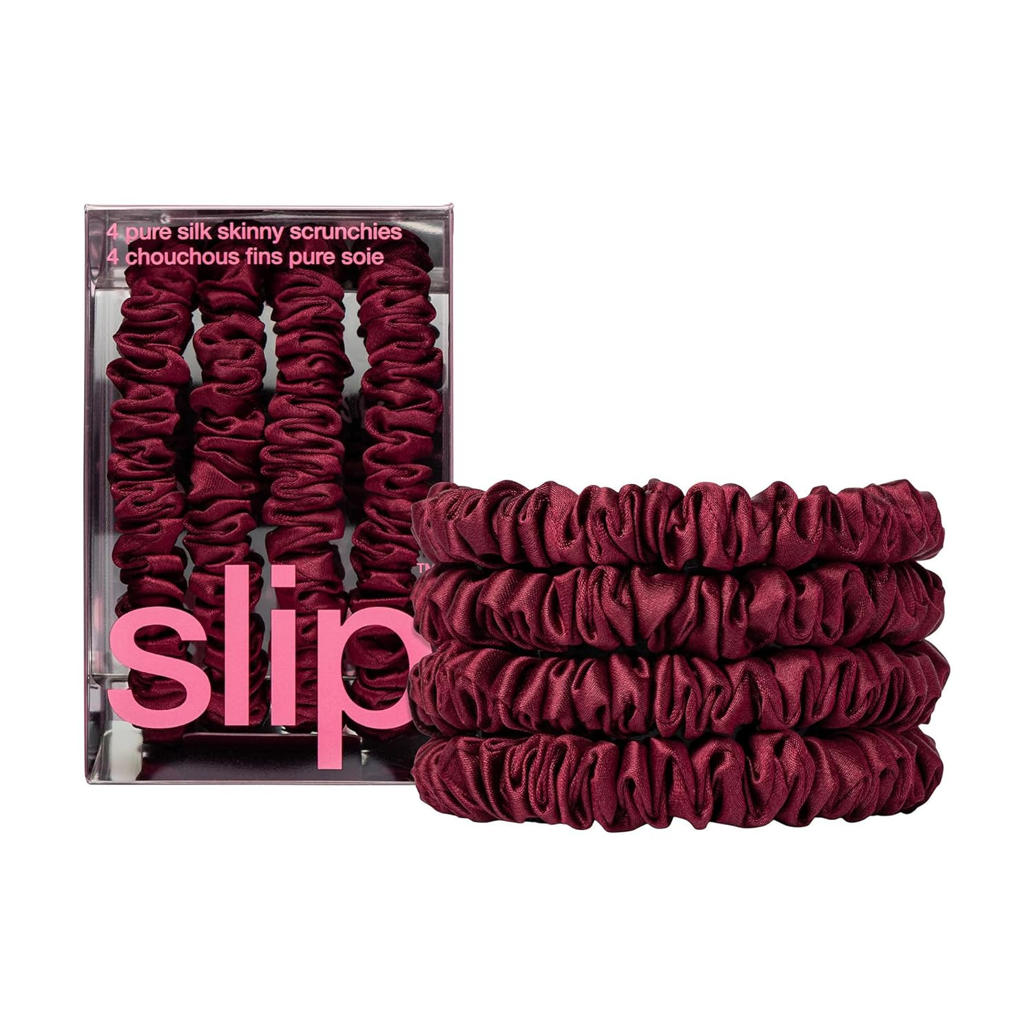 slip Skinny Scrunchies: Anti-Crease, Anti-Breakage Slipsilk™ Design Protects Delicate Hair | In... | Amazon (US)