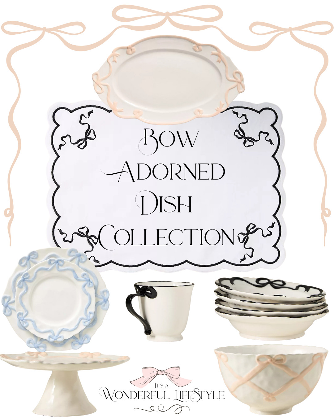 Take a bow – the Benedita Collection's bow-adorned pieces make every moment and meal feel like a gift to be unwrapped. 

 #LTKSeasonal #LTKHome #LTKFindsUnder100