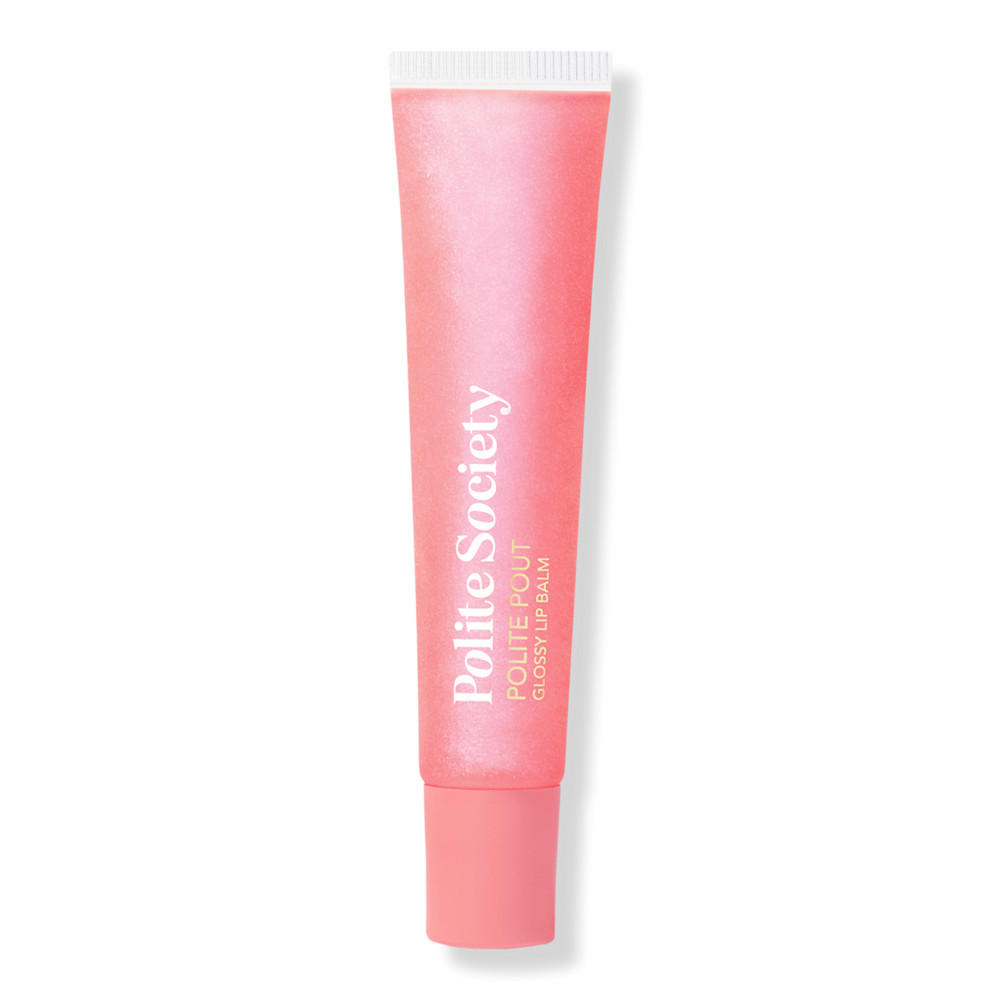 Polite Society Polite Pout Glossy Lip Balm - Peach Bellini | Ulta