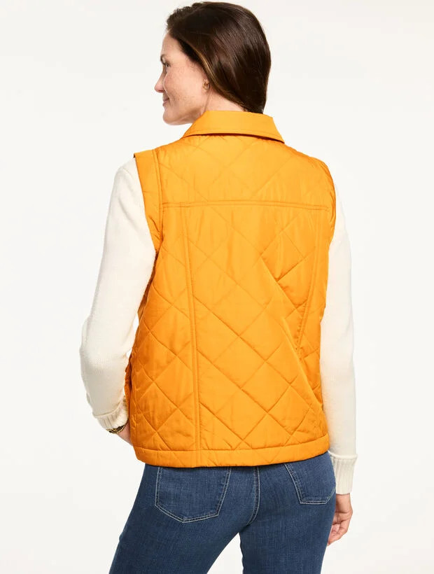 Quilted Barn Vest | Talbots
