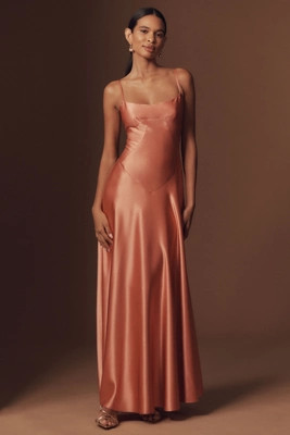 Mare Mare Emmy Satin Corset Maxi Dress | Anthropologie (US)