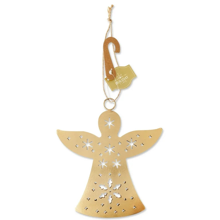 Gold Angel Christmas Ornament, 5", by Holiday Time | Walmart (US)