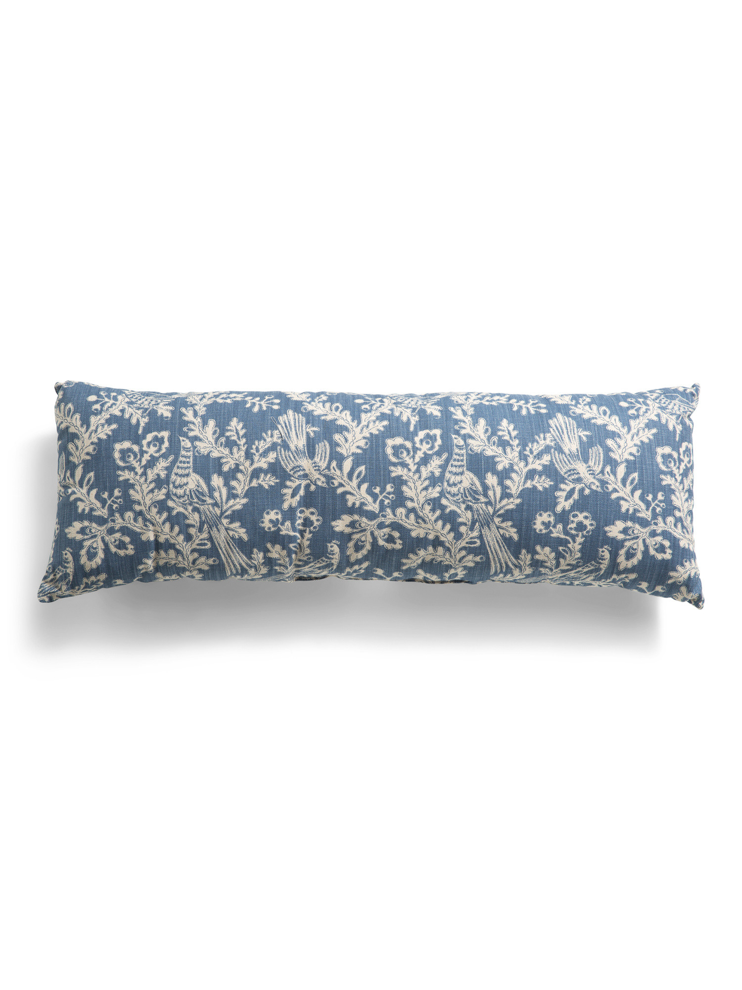 Made In Usa 14x36 Linen Blend Bird Floral Pillow | TJ Maxx