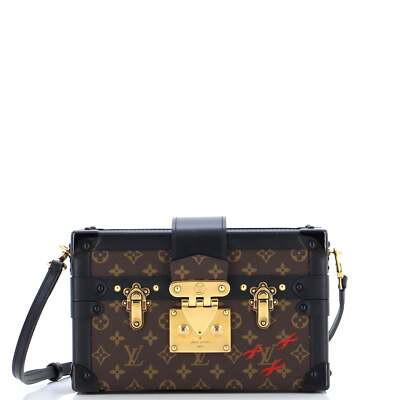 Louis Vuitton Petite Malle Handbag Monogram Canvas Brown  | eBay | eBay US