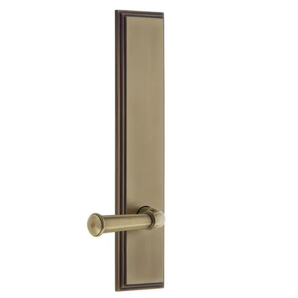 Grandeur Carré Tall Plate Passage with Georgetown Lever | Wayfair North America