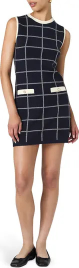 Check Sleeveless Sweater Minidress | Nordstrom