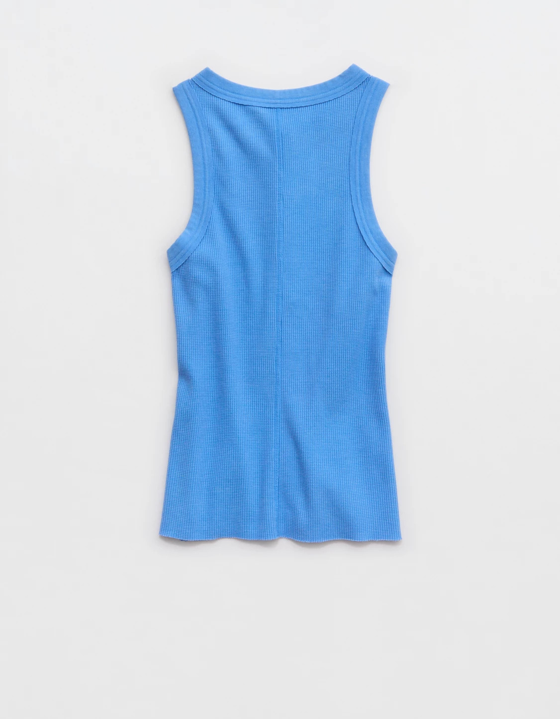 Aerie Unwind Waffle Henley Tank Top | American Eagle Outfitters (US & CA)