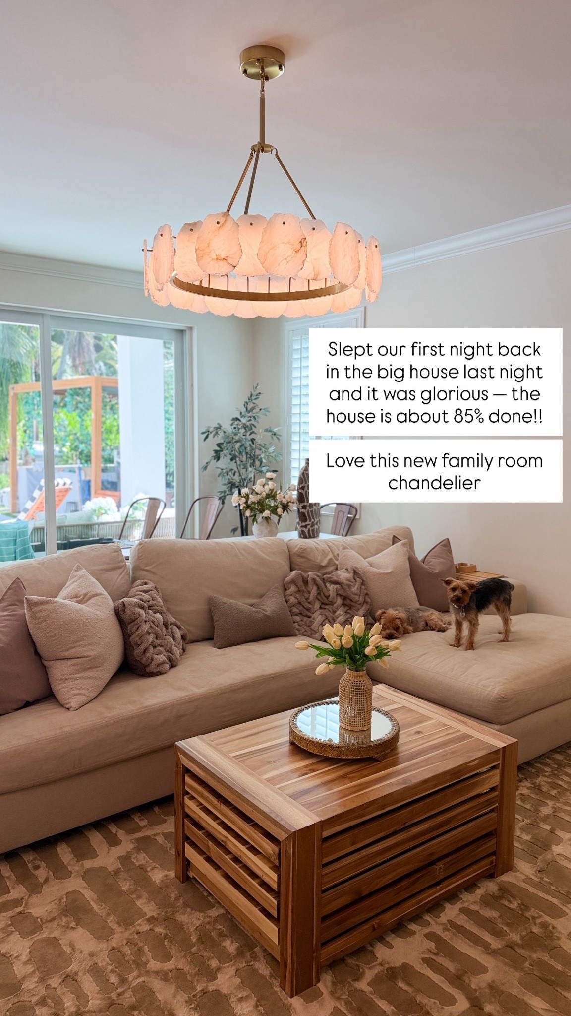Loving this new marble + gold chandelier

#LTKHome