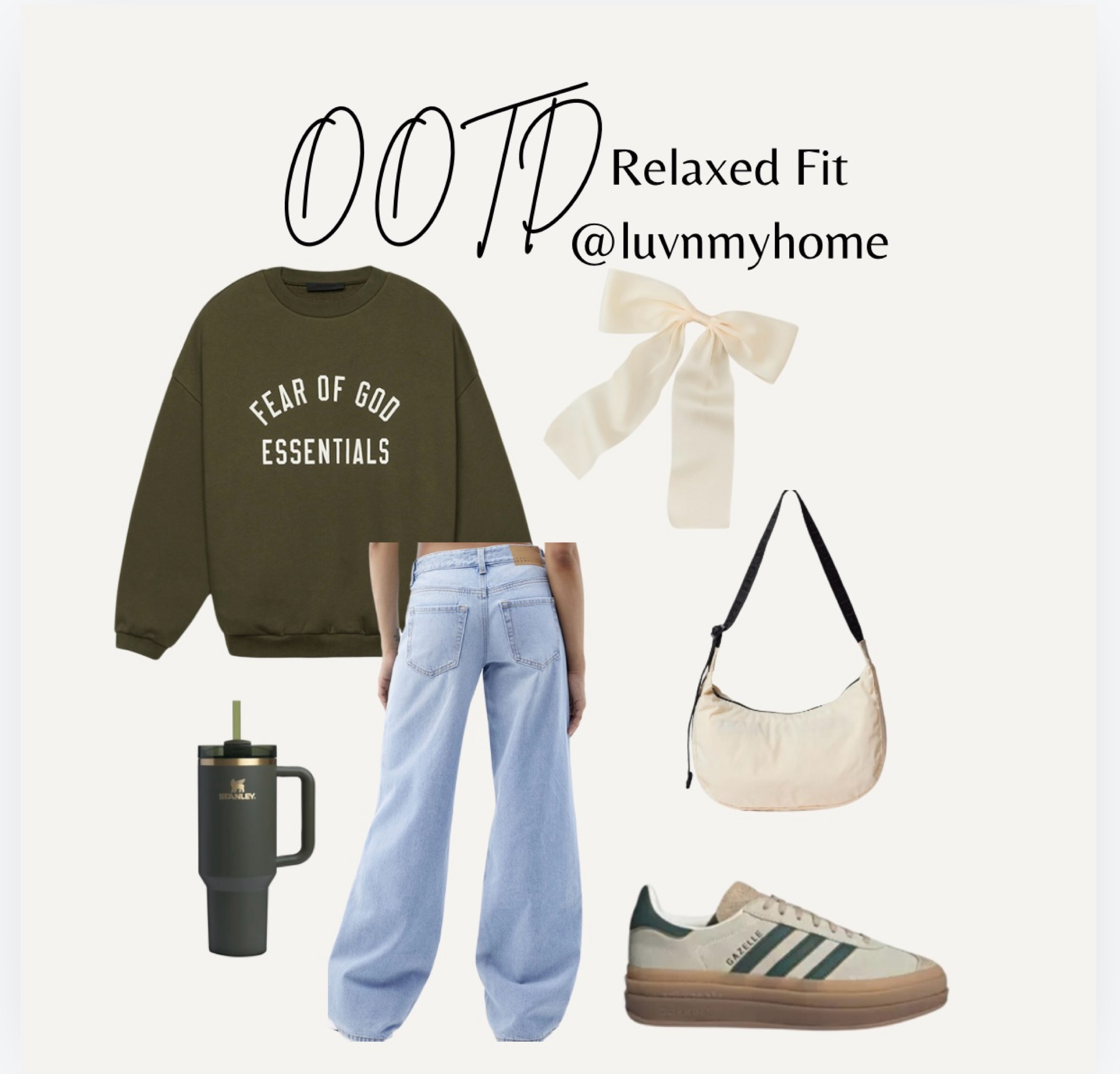 Relaxed Fit OOTD 

#adidas #fearofgod #essentials #baggu
#relaxed #fall ootd #sunday #stanley #luvnmyhome #teen

#LTKStyleTip #LTKShoeCrush #LTKItBag