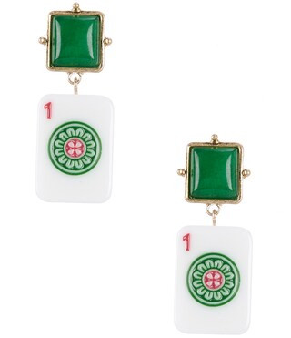 Mahjong Tile Drop Earrings | Dillard's