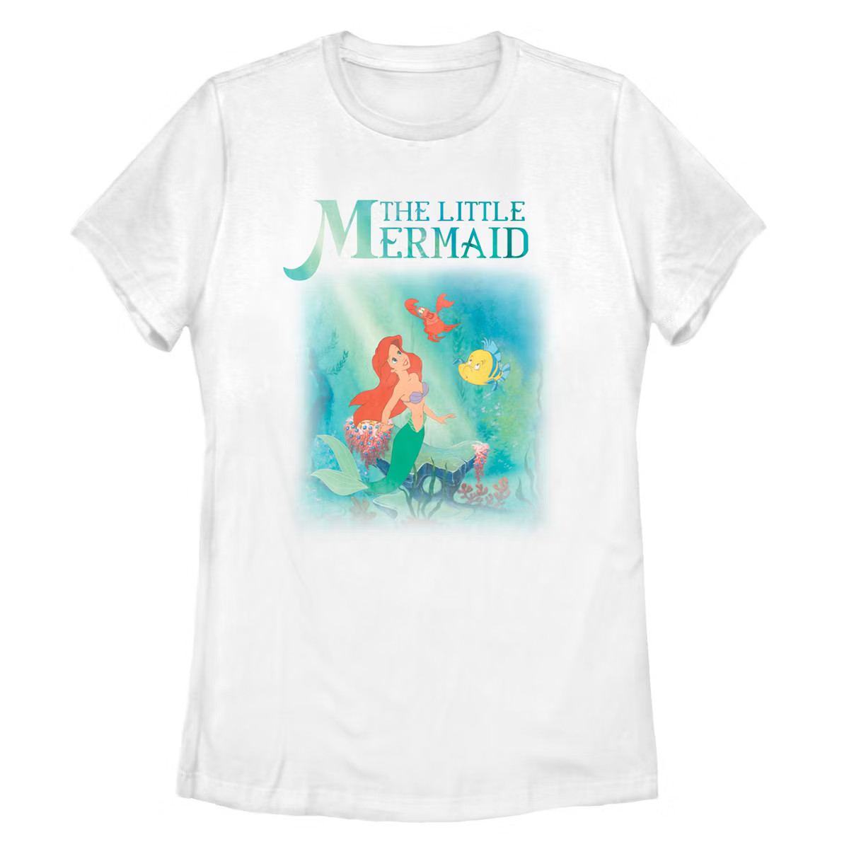 Women's The Little Mermaid Ariel and Friends T-Shirt | Target