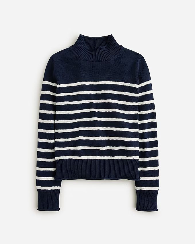 New heritage Rollneck™ sweater in stripe | J.Crew US