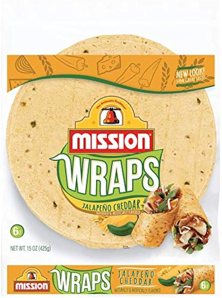 Mission Jalapeno Cheddar Wraps - 2 Packs | Amazon (US)