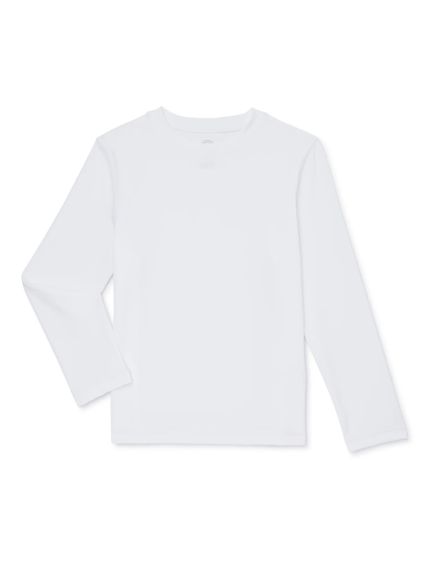 Wonder Nation Boys Long Sleeve Rashguard Shirt with UPF 50+, Sizes 4-18 & Husky | Walmart (US)
