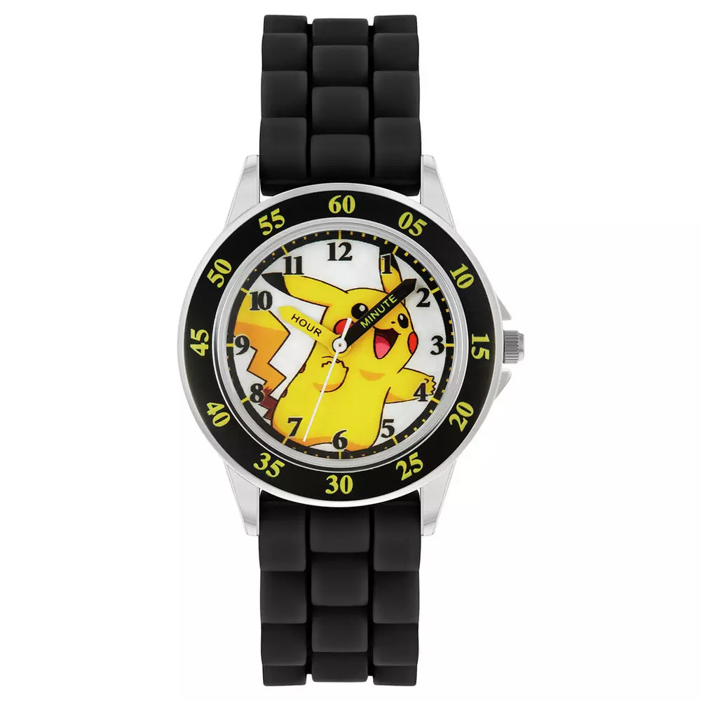 Buy Pokemon Black Time Teacher Strap Watch | Kids watches | Argos | argos.co.uk