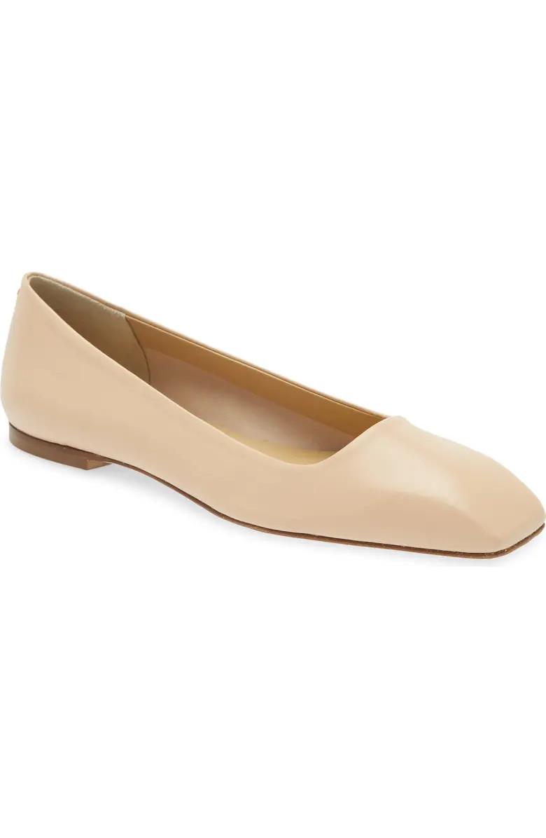 Ida Square Toe Flat (Women) | Nordstrom