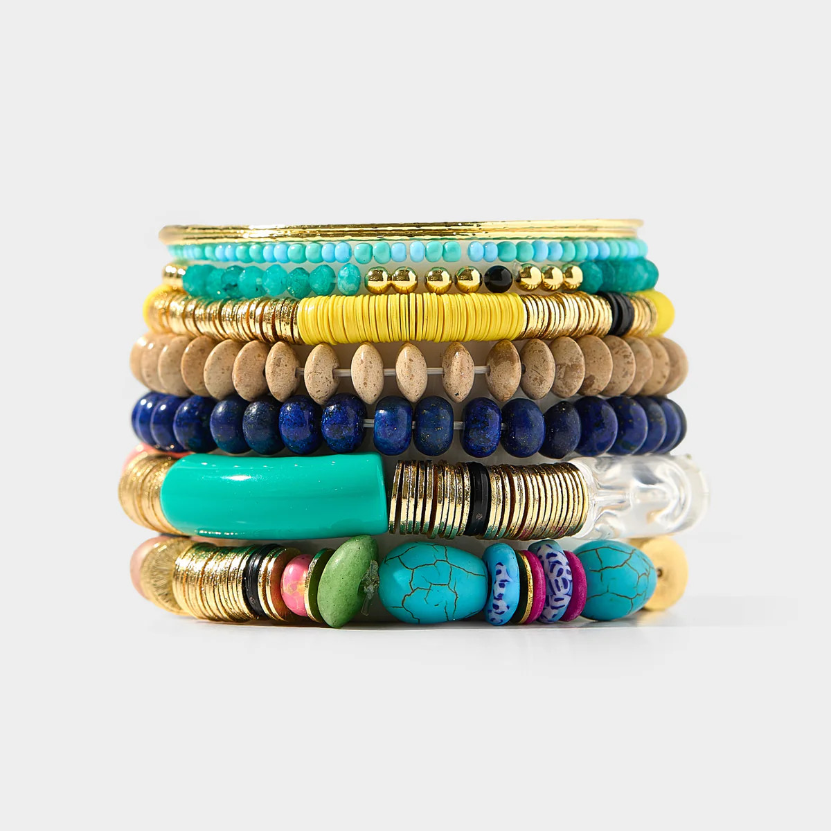 Here Comes the Sun Bracelet Stack | Allie + Bess