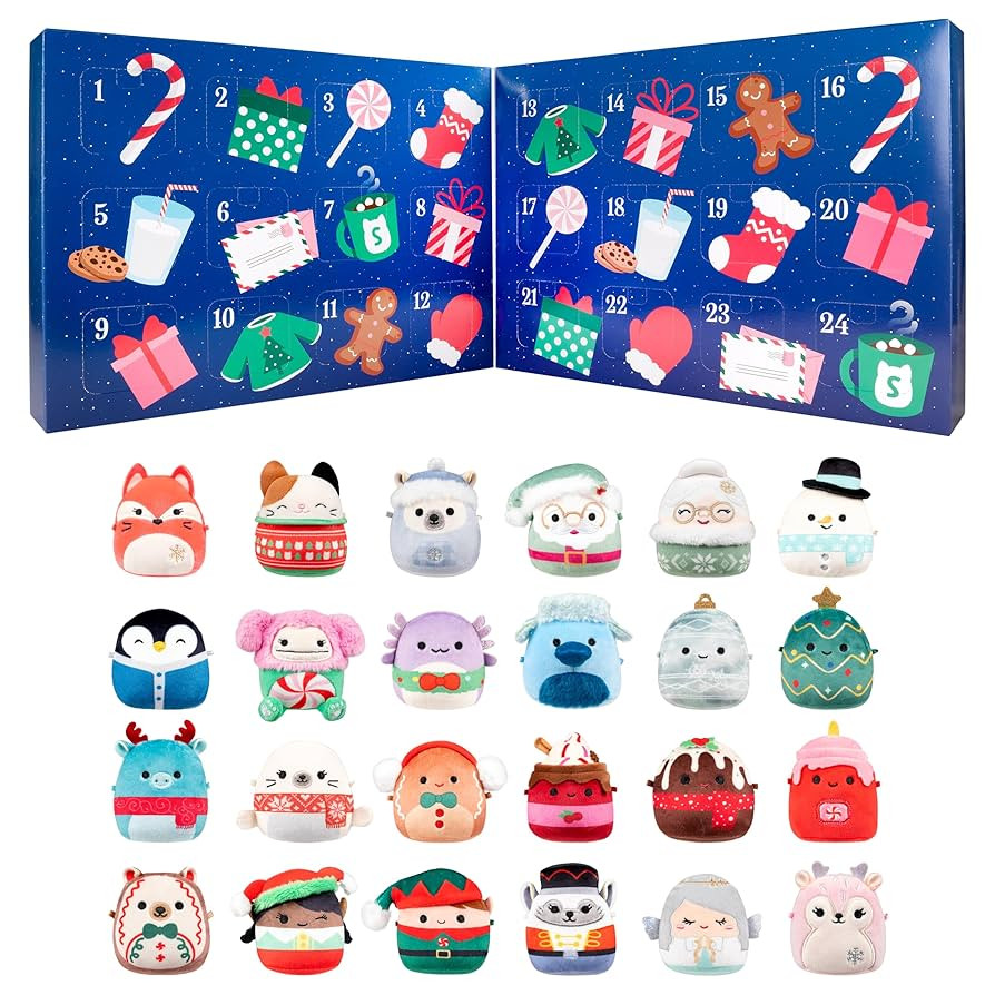 Squishmallows Original 24-Day Micromallows Holiday Plush Advent Calendar | Amazon (US)