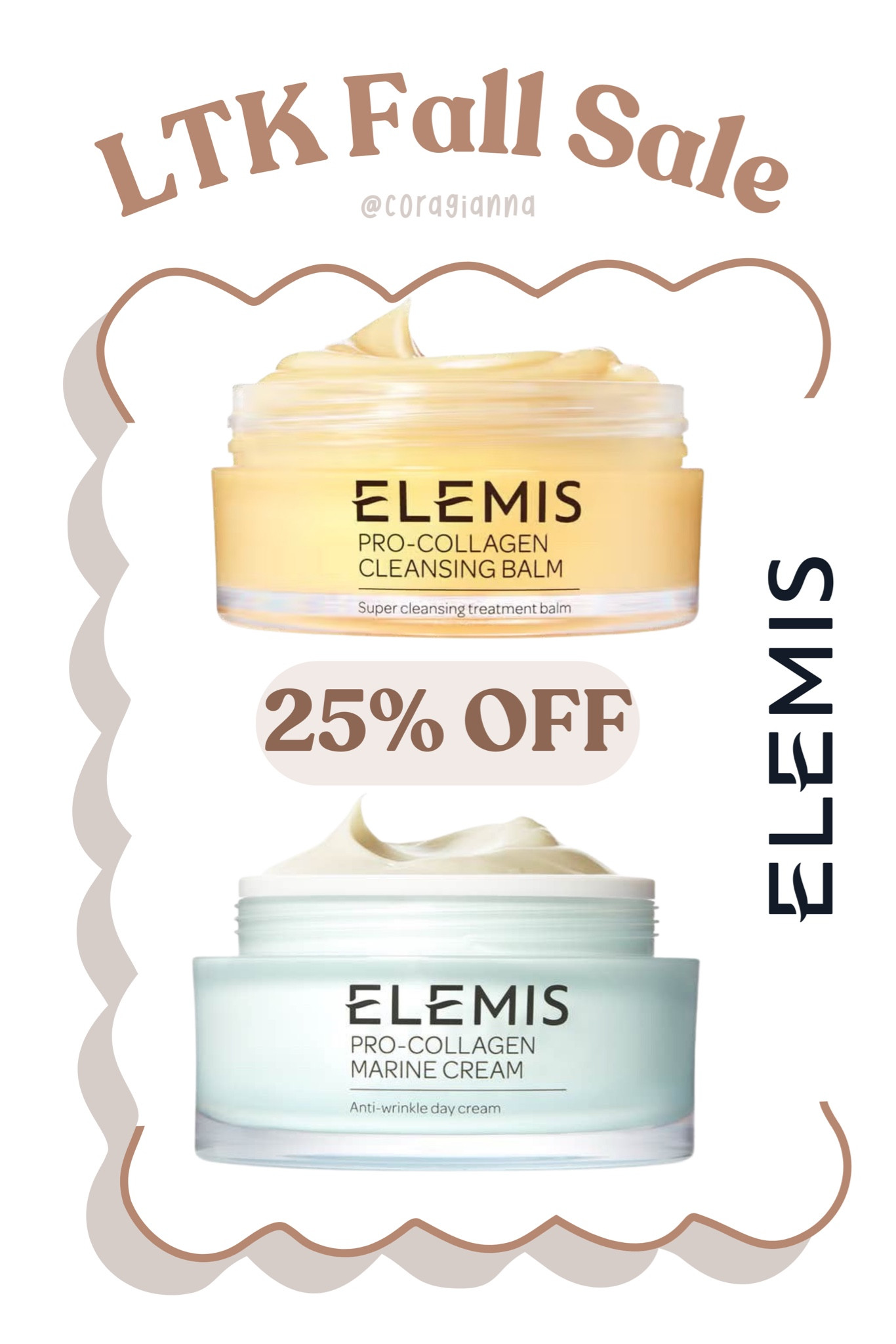 LTK fall sale, Elemis 25% off products

Beauty finds, skincare, stocking stuffers, beauty favorites, moisturizer, night cream

#LTKFallSale #LTKBeauty #LTKSaleAlert