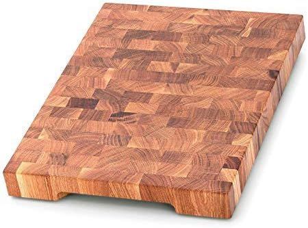 End Grain Wood cutting board - Wood Chopping block - Reversible Large cutting board 20 х12 х 2 Kitch | Amazon (US)