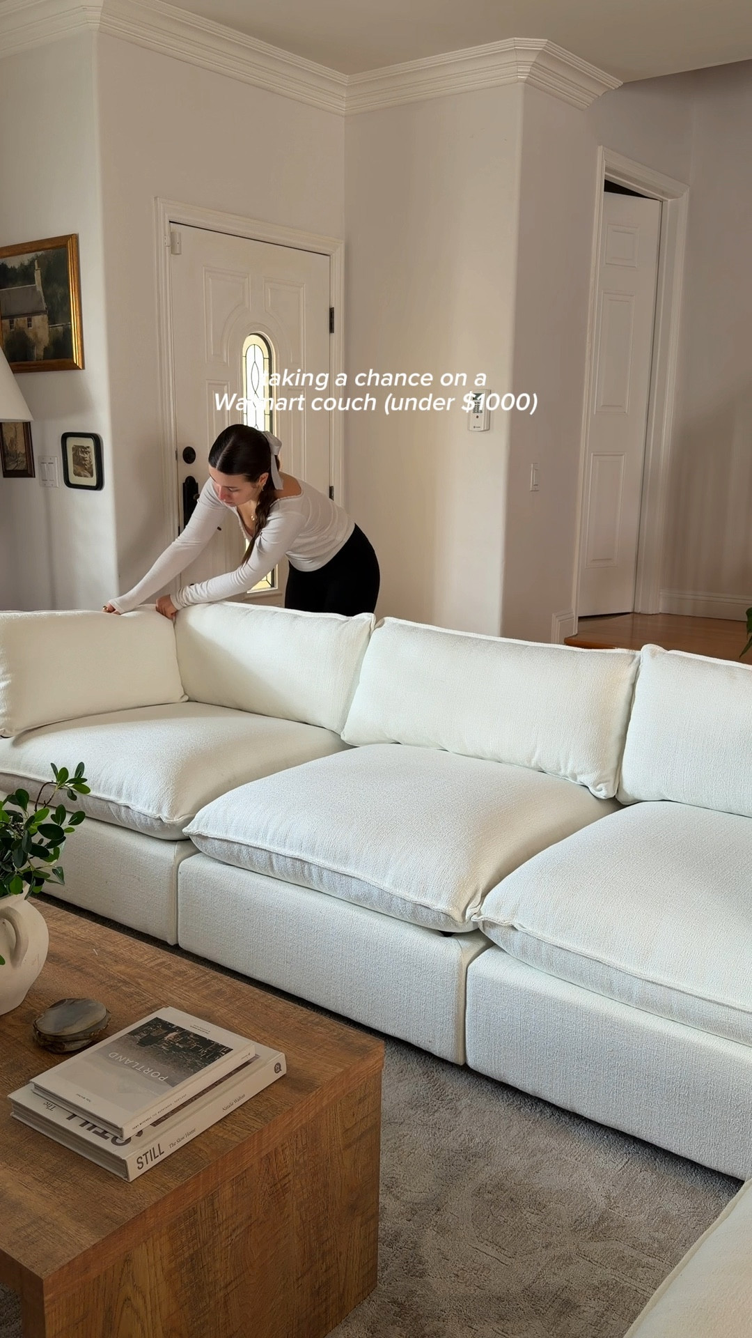 We took a chance on a couch from Walmart and it’s sooooo cute! Cloud couch dupe under $1000 ✨

#LTKHome