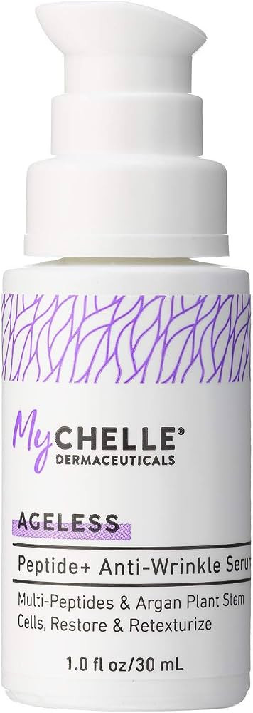 MyCHELLE Dermaceuticals Peptide+ Anti-Wrinkle Serum - Anti-Aging Serum with Peptides & Argan Plan... | Amazon (US)