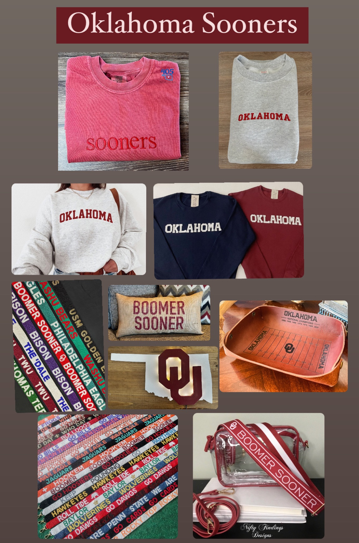 Etsy. Oklahoma Sooners. Boomer Sooner. OU. OU Sweatshirt. OU Attire. Sports Team Finds. Etsy Sports. Small Business. Small Business Owners. Gift Guide. Cyber zero Sale. Sale  

#LTKGiftGuide #LTKCyberWeek #LTKsalealert