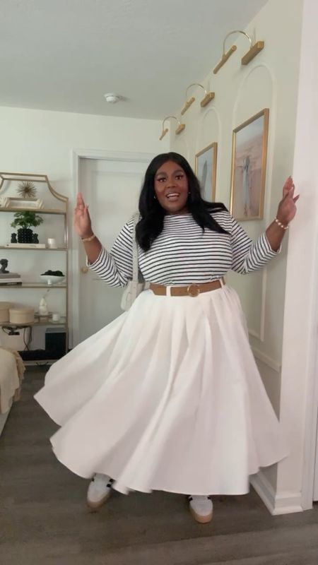 OOTD is giving Nautical vibes! Get the look below! 

Top XXL 
Skirt - linked something similar 

Plus Size Fashion, Pleated Skirt Outfit, Nautical inspired Outfit

#LTKsalealert #LTKplussize #LTKfindsunder50