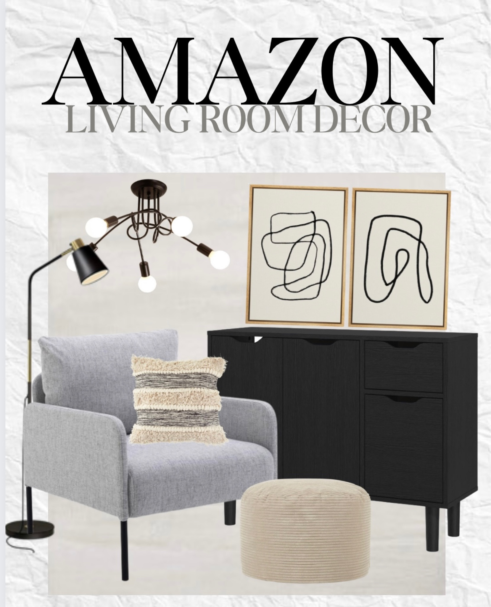 Amazon, amazon finds, prime finds, prime deals, living room, living room furniture, living room decor ideas, home inspo, home decor, sideboard, console table, accent chair, neutral rug 

#LTKU #LTKstyletip #LTKhome