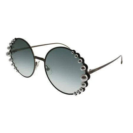 Fendi Ribbons And Pearls FF 0295 J7D EZ Womens Round Sunglasses | Walmart (US)