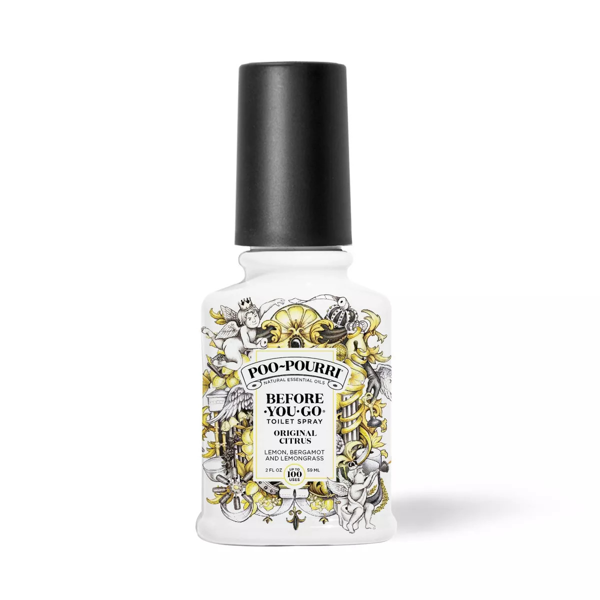 Poo-Pourri Before-You-Go Original Citrus, Lemon, Bergamot and Lemongrass Toilet Spray | Target