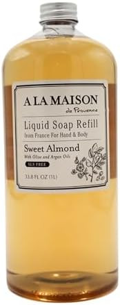 A LA MAISON Sweet Almond Natural Hand Wash Made with Essential Oils - Biodegradable, Plant-Based,... | Amazon (US)