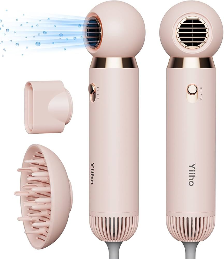 Yiiho Ionic Hair Dryer – Professional Hair Blow Dryer with Dual Ionic Technology – Powerful 1... | Amazon (US)