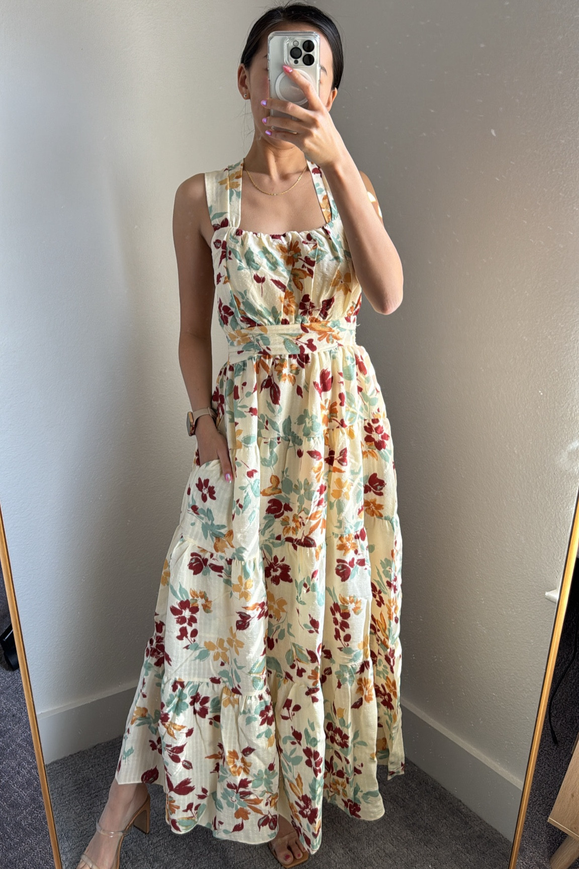 Dress (XS), spring dress, spring fashion, floral dress, Amazon dress, Amazon fashion, Amazon midi dress, wedding guest dress,

#LTKSeasonal #LTKfindsunder50 #LTKsalealert