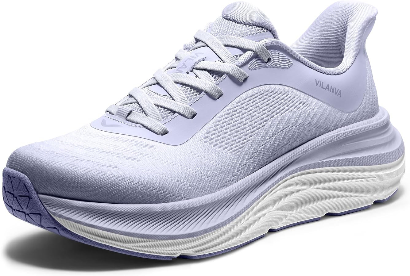 Vilanva Women's Comfortable Walking Shoes Cushion Running Tennis Shoes Non-Slip Workout Gym Athle... | Amazon (US)