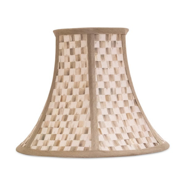 MacKenzie-Childs Mocha Check Small Shade | MacKenzie-Childs