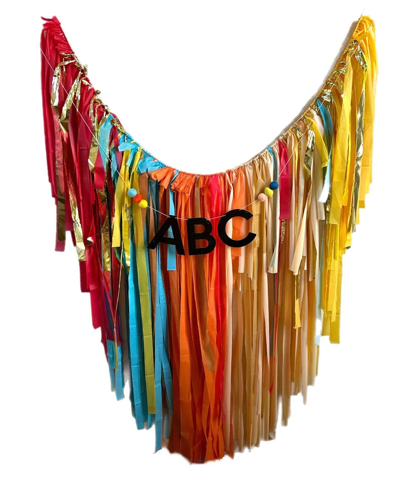 Back to School Plastic Fringe Backdrop| | Etsy (US)