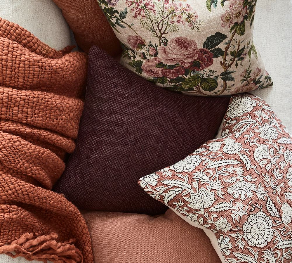 Cassia Floral Pillow | Pottery Barn (US)