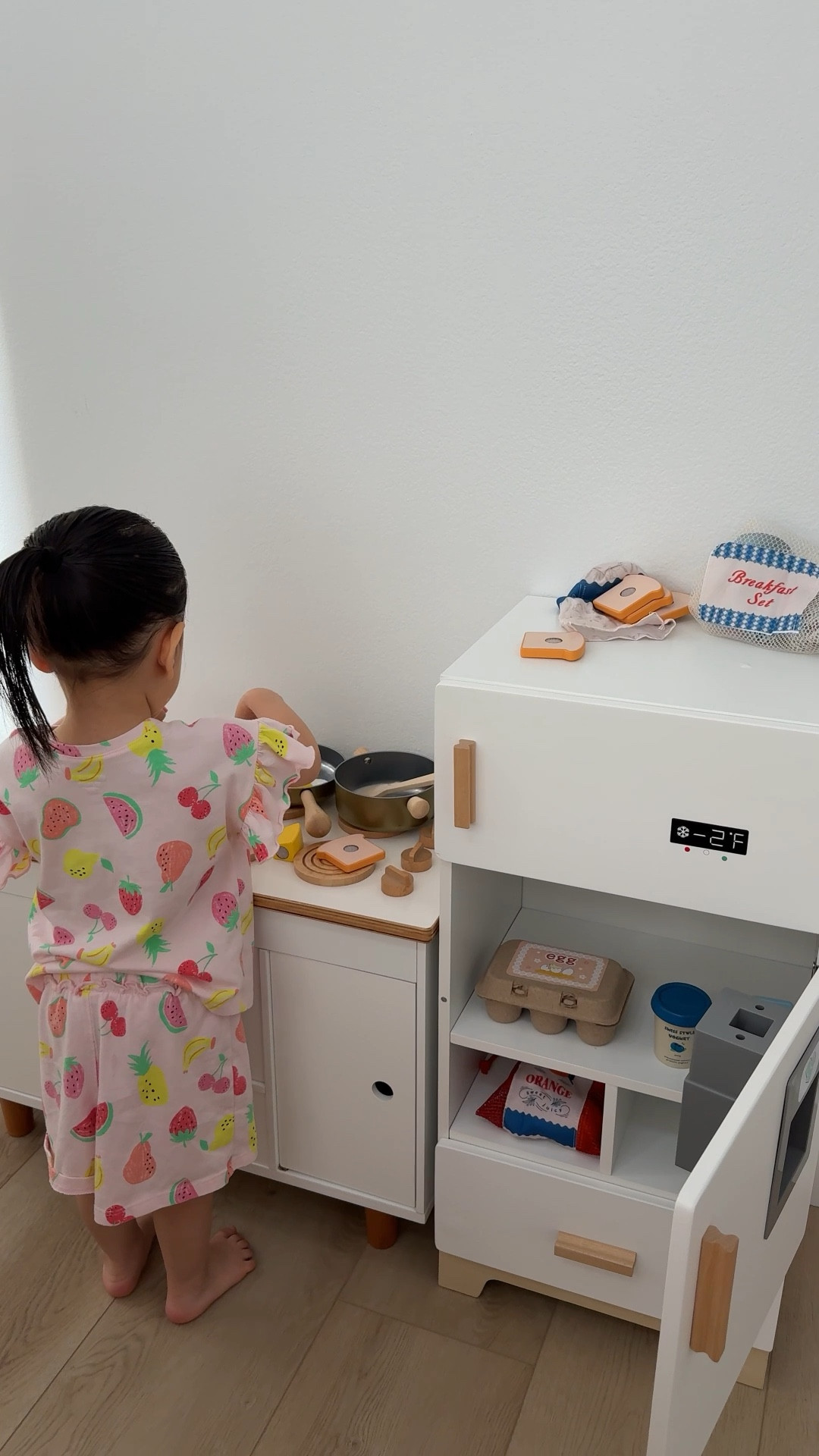 play kitchen ❤️ i love how she pretends to cook and prepare food 🥺 #toddlertoys #kitchentoys #pretendplay #babytoys 

#LTKKids #LTKBaby #LTKHome