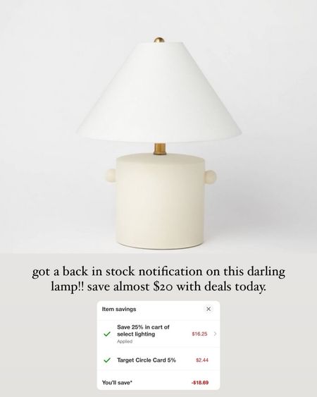 back in stock studio mcgee lamp! save big with deals 🎯 

#LTKfindsunder50 #LTKhome #LTKstyletip