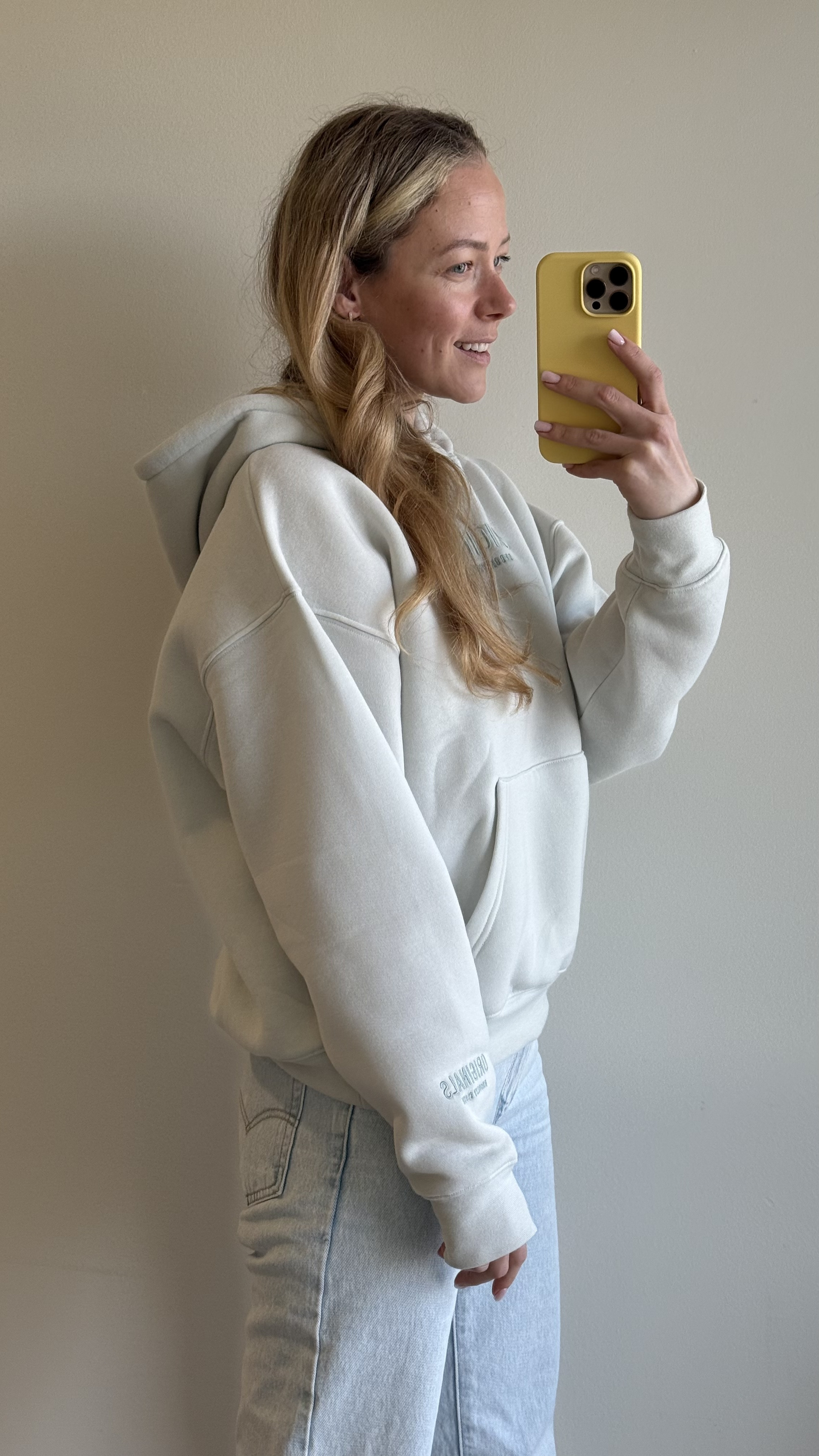 Comfy spring ootd. Obsessed with these jeans! 

 #LTKSeasonal #LTKStyleTip #LTKWorkwear