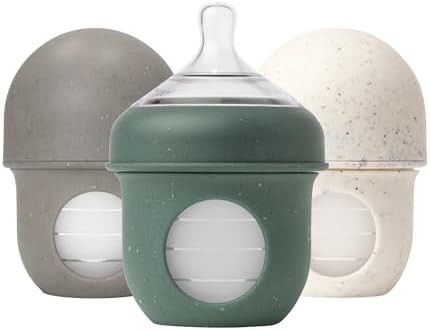 Boon Nursh Bottles - Silicone Baby Bottles Help Ease Colic Symptoms - Formula and Breast Milk Onl... | Amazon (US)