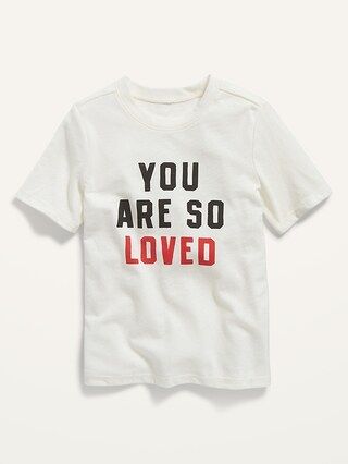Valentine&#x27;s Day Matching Graphic T-Shirt for Toddler Boys | Old Navy (US)