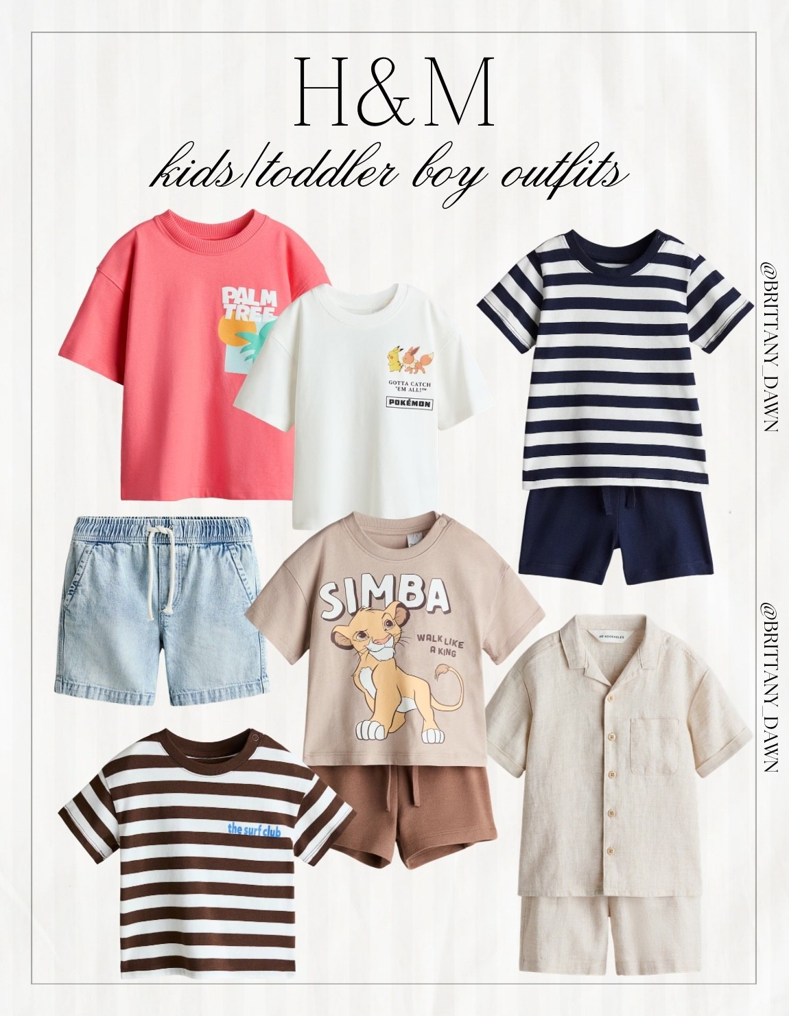 I am obsessed with these adorable H&M finds for little ones! From the playful Simba and Pokémon tees to classic nautical stripes, these sets are perfect for every summer adventure. 🦁⚡️

I love the neutral linen set for a more polished look and the easy drawstring denim shorts for everyday play. These pieces are so versatile and keep your toddler looking stylish and cool! ☀️👕

#HMKids #ToddlerFashion #BoyMom #SummerOutfits #KidsStyle #HMFinds #MomLife #ToddlerOOTD


#LTKBaby #LTKmomlife #LTKKids