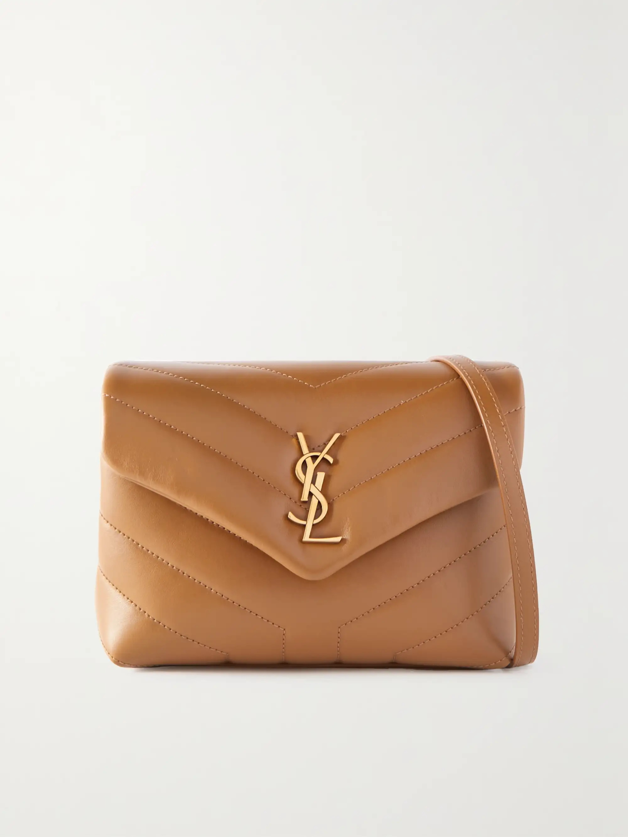 SAINT LAURENTLoulou Toy quilted leather shoulder bag | NET-A-PORTER (US)