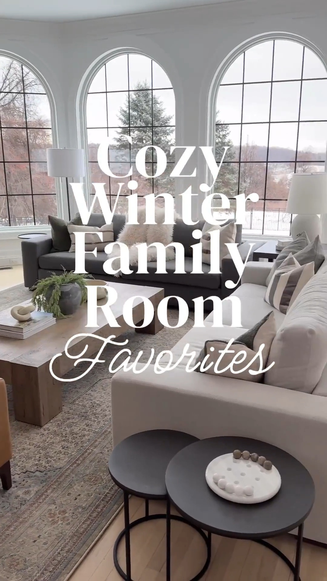 Cozy winter family room favorites! Love this family room furniture and decor! 


#LTKdayinmylife #LTKHome #LTKmorningroutine