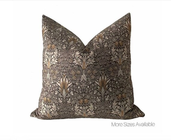 SAVOY || Vintage Floral Print Pillow Cover | Modern Farmhouse | Boho Pillow | Marigold Interiors | Etsy (US)